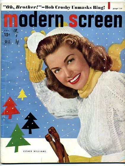 MODERN SCREEN magazine cover Issue 219 February 1949